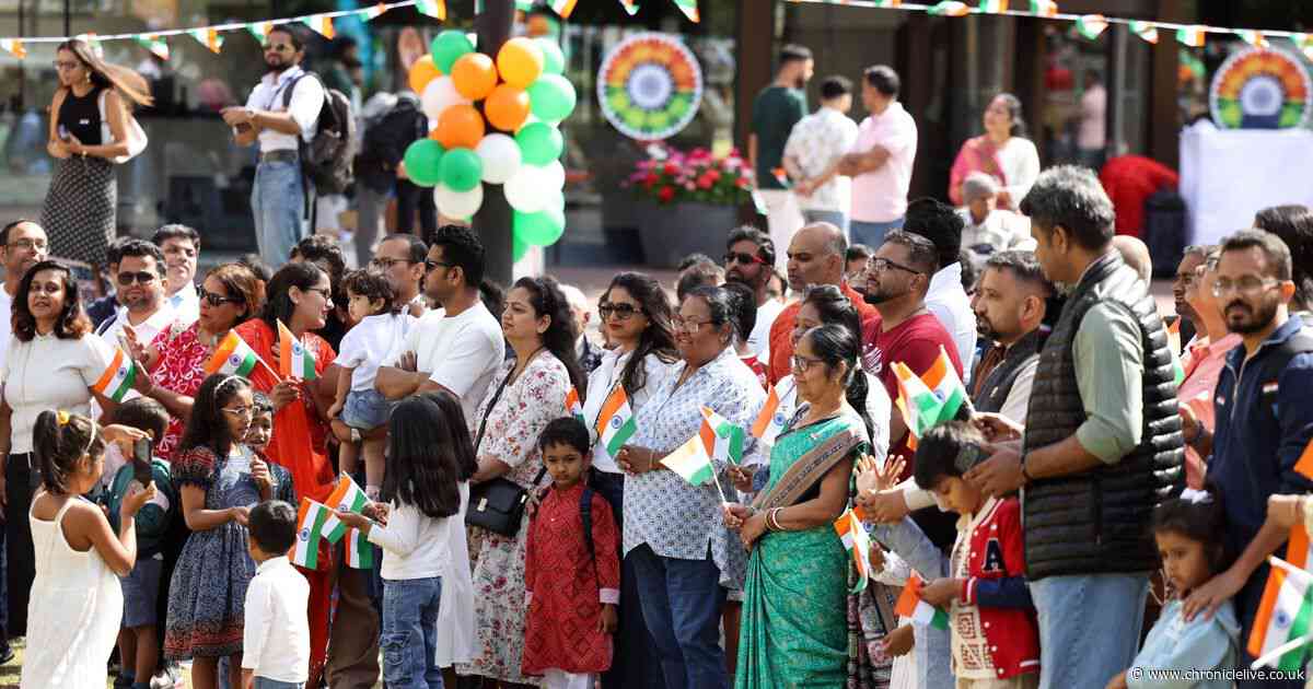 Hundreds come to celebrate India's 80th Independence Day at Newcastle Civic Centre