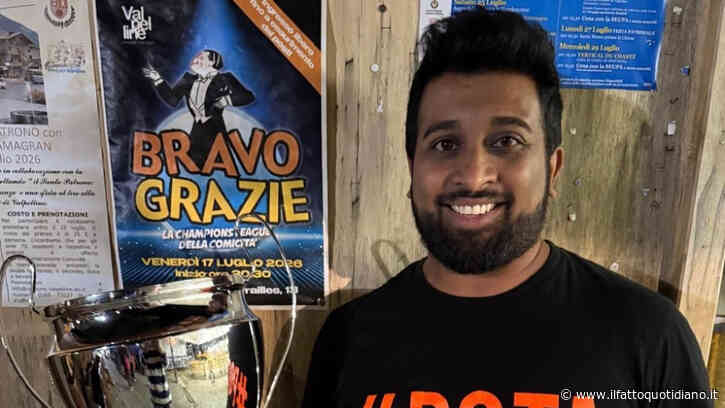 Morto a 38 anni Naveen Cassera, comico bergamasco vincitore di Bravograzie