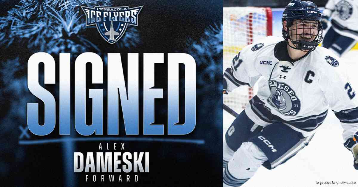 Ice Flyers Sign Forward Alex Dameski for 2026-27 Season