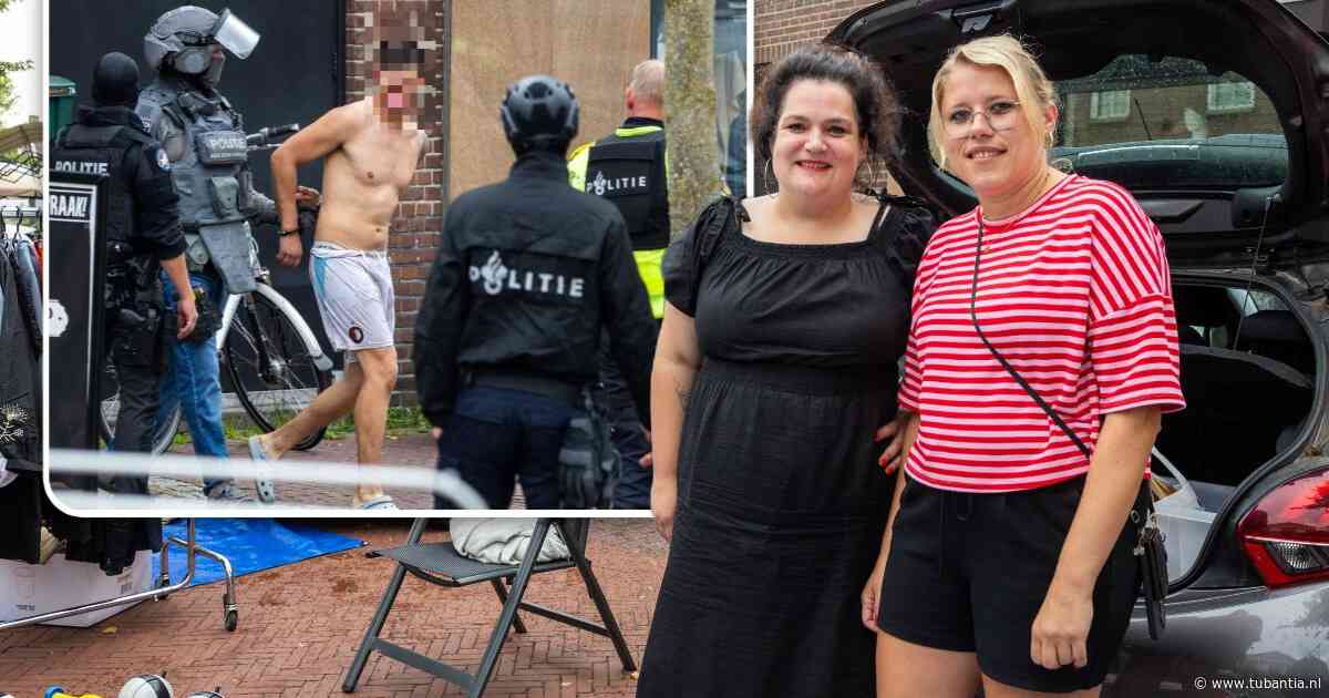 Hij heeft een wapen, hoort Judith op de kleedjesmarkt: ‘Toen ben ik weggerend’