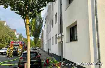 FW Ratingen: Wohnungsbrand auf der Duisburger Straße