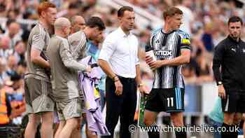 The bizarre request Matthias Jaissle made after 24 minutes in Newcastle's clash with Leverkusen