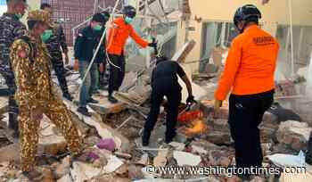 Magnitude 7.7 earthquake strikes off Indonesia's coast, killing at least 40 and toppling buildings