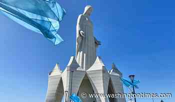 Europe's tallest statue of the Virgin Mary is inaugurated in a small Polish village