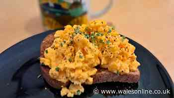 Scrambled eggs are a lot tastier if you swap milk for a much creamier kitchen ingredient