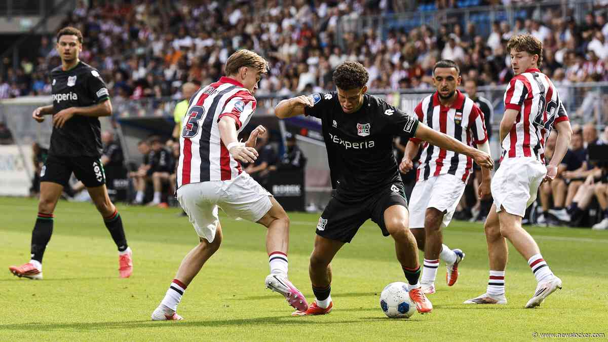 LIVE Eredivisie | NEC vlak voor rust op voorsprong tegen Willem II, trainer Bodø/Glimt kijkt mee