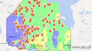 Here's the latest on northwestern Ontario's forest fires: Saturday, Aug. 15