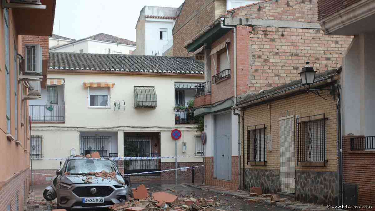 Granada earthquake rocks Spanish city as cars smashed and cracks tear through roads