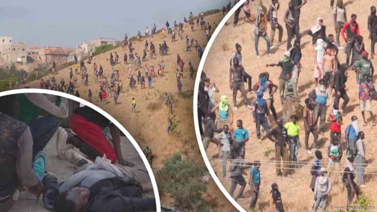 Migranten proberen grens Ceuta over te steken: veiligheidstroepen grijpen in