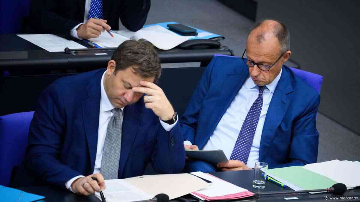 Merz-Regierung in Not: Rekord-Umfragetief für die Union, Chaos in der SPD