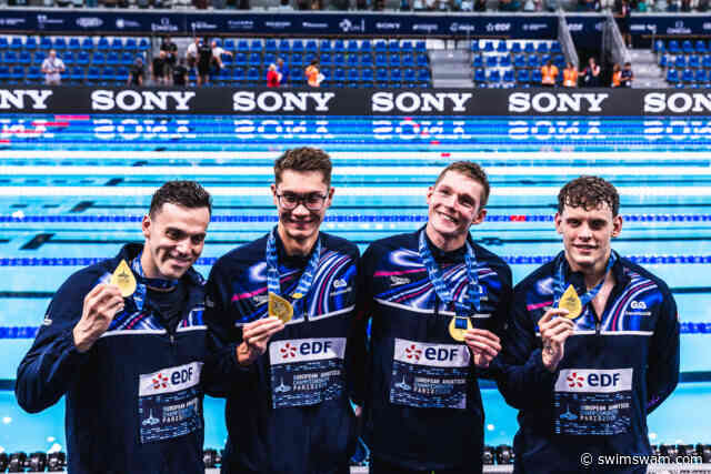 2026 European Championships: Day 6 Finals Relay Lineups – Mixed 4×200 Free