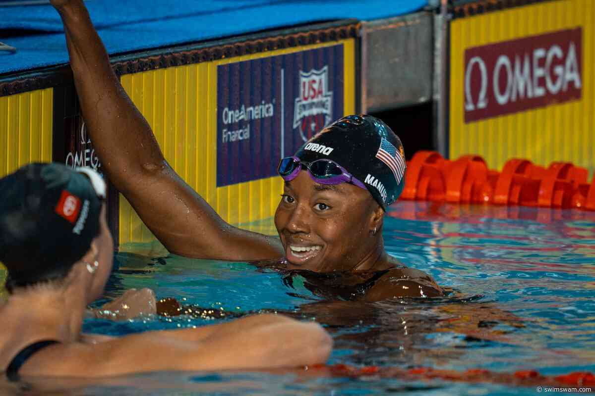 Two Week After 30th Birthday, Simone Manuel Is Still an Asset for Team USA Relays (RELAY ANALYSIS)