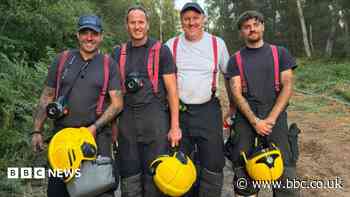 In pictures: The fire crews battling Holme Fen blaze