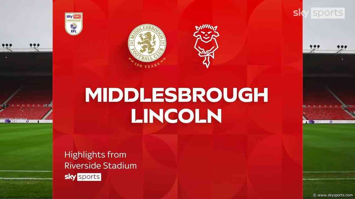 Middlesbrough 2-1 Lincoln