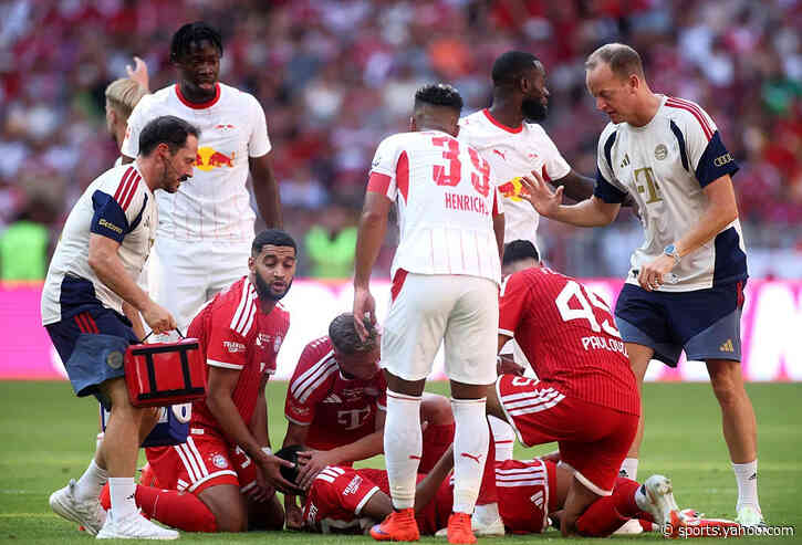 Musiala scare as he collapses on pitch during Bayern friendly