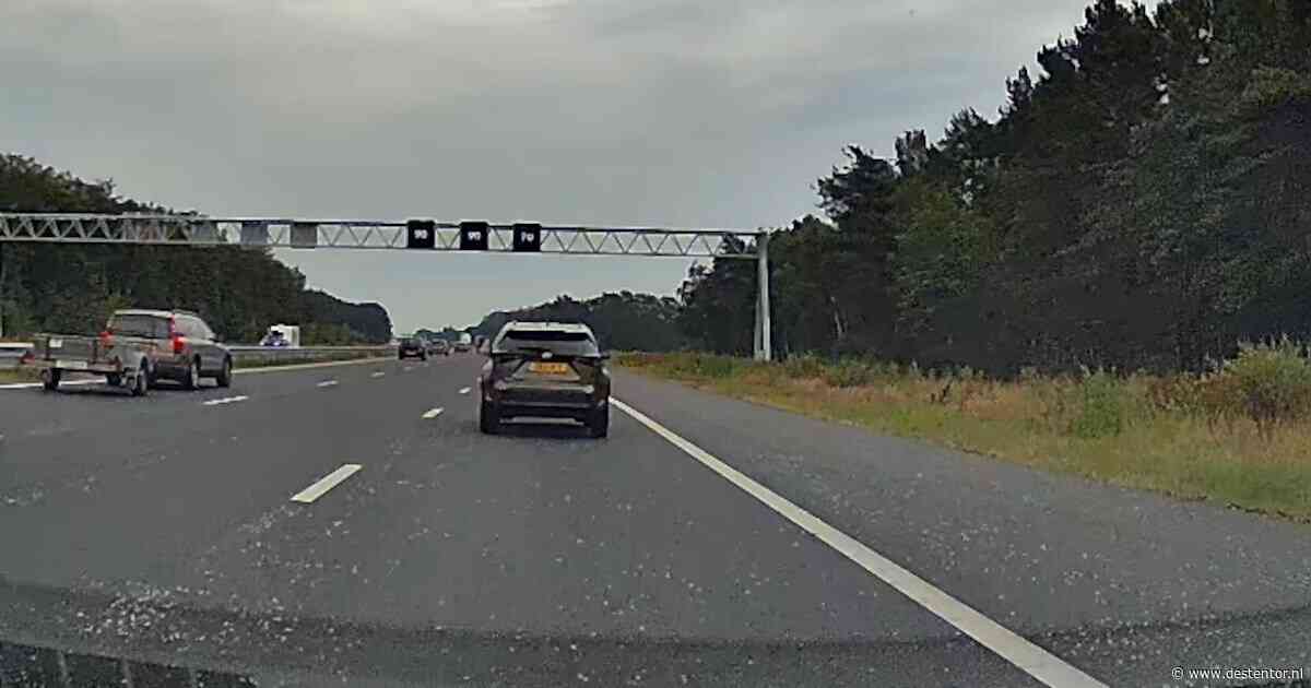 Vrachtwagen verliest glasplaten op A1, beide rijstroken richting Hengelo dicht