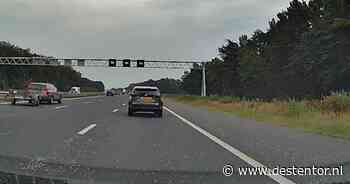 Vrachtwagen verliest glasplaten op A1, beide rijstroken richting Hengelo dicht