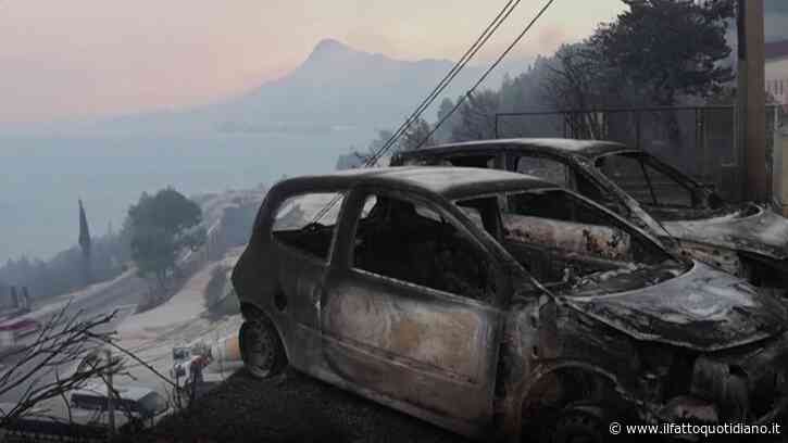 In Croazia uno dei peggiori incendi della storia. Morta una 34enne, 40 ricoverati. Turisti in fuga con pedalò e gommoni