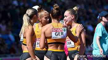 Tränendrama bei Leichtathletik-EM um deutsche Sprintstaffel