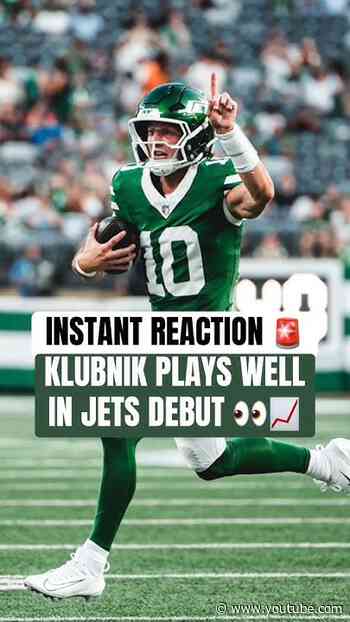 New York #Jets vs. #Bucs Preseason Opener REACTION #shorts #NFL (BADLANDS)