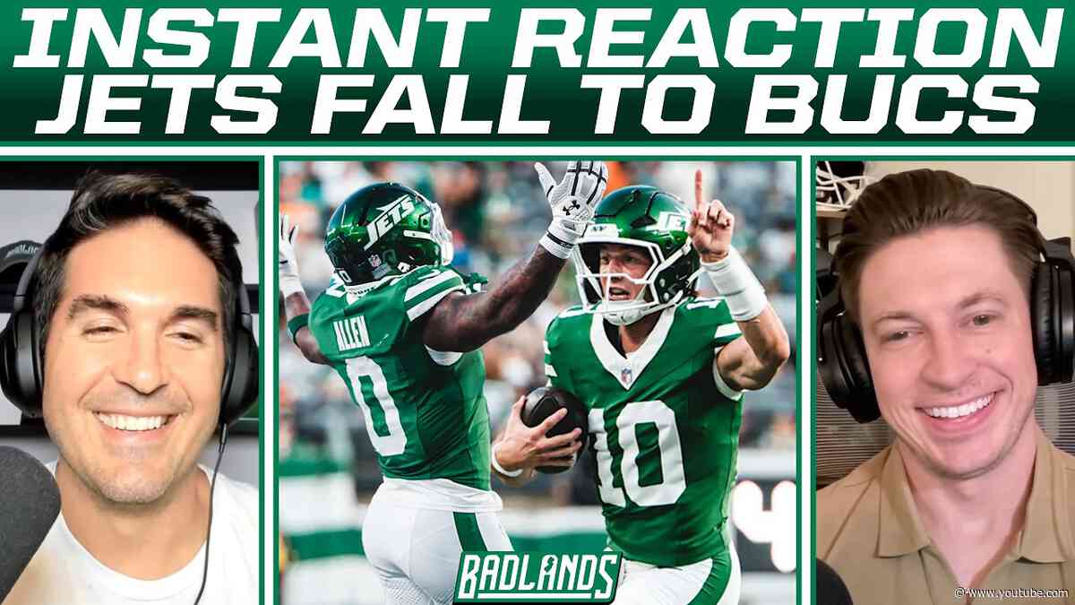 New York #Jets vs. Tampa Bay #Bucs Preseason Opener REACTION (FULL BADLANDS)