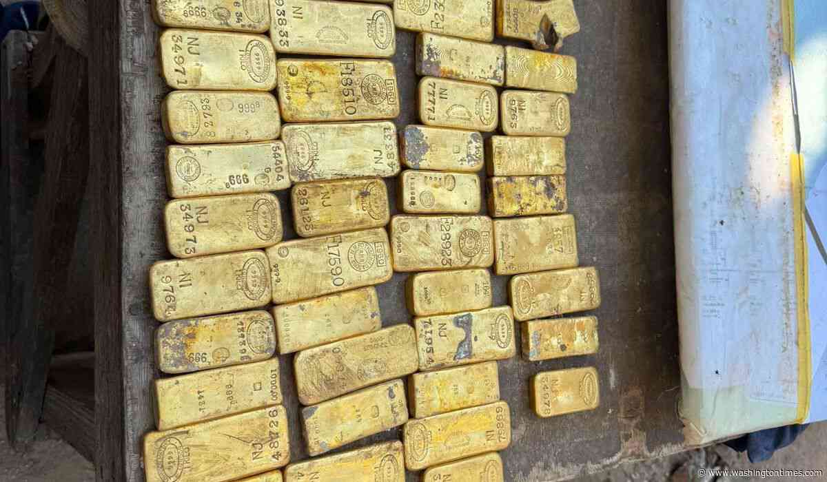 Workers in Belgium find $10.4 million worth of gold bars and coins walled up in cellar