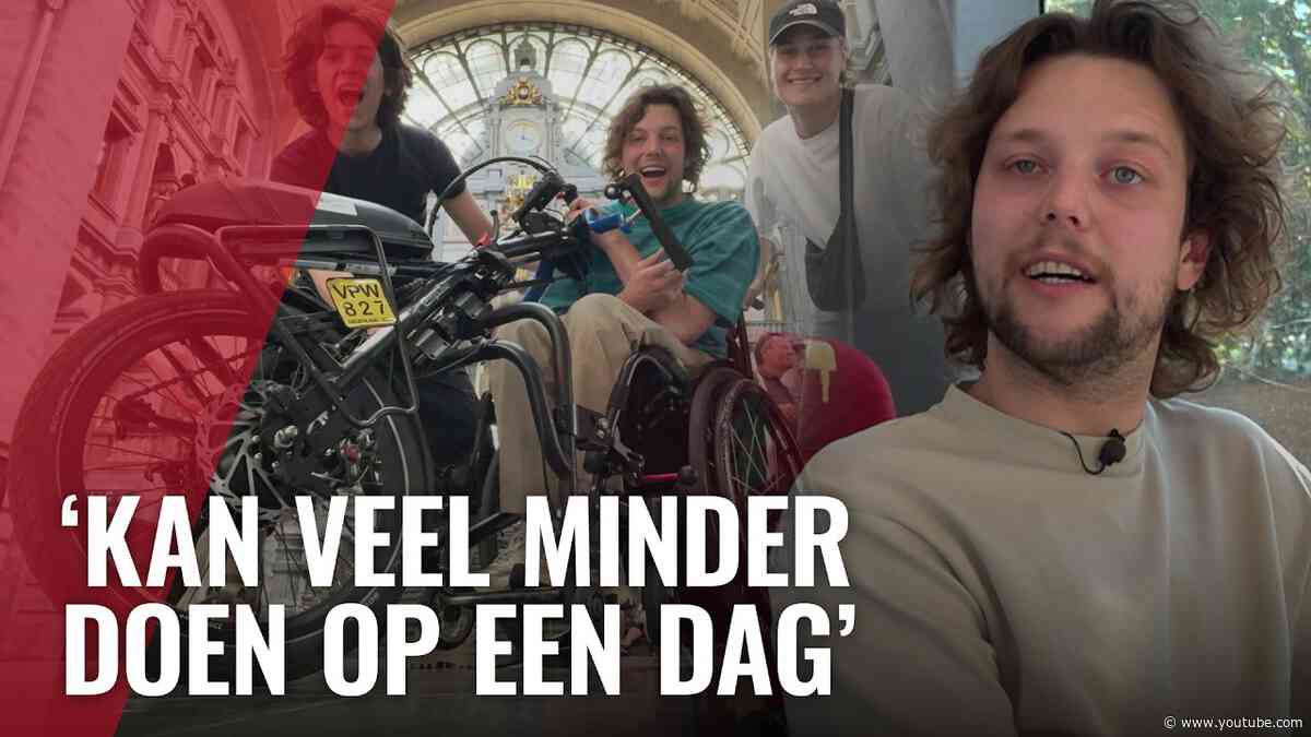 Handbike van acteur Daan Buringa gestolen