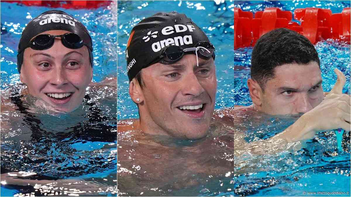Europei di nuoto, doppietta azzurra nei 50 rana: Martinenghi oro, Cerasuolo argento. Gastaldi seconda nei 200 misti