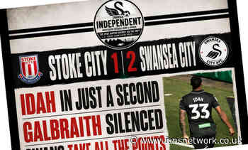 Stoke City 1 Swansea City 2 : Fulton magic and Adam Idah seal the win