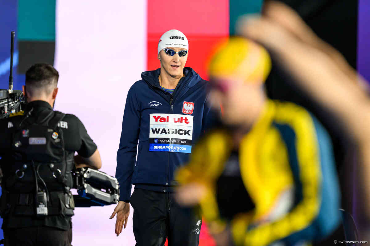 34-Year-Old Kasia Wasick Of Poland Stuns With 23.84 50 Freestyle Euros Gold
