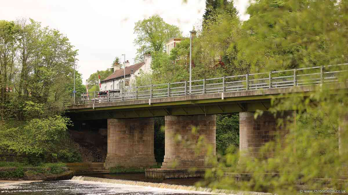 Pedestrian taken to hospital after being hit by car on North East bridge