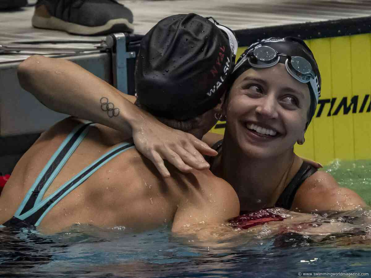 FLASH! Kate Douglass Takes Down 50 Free World Record, Sets Up Showdown With Walsh