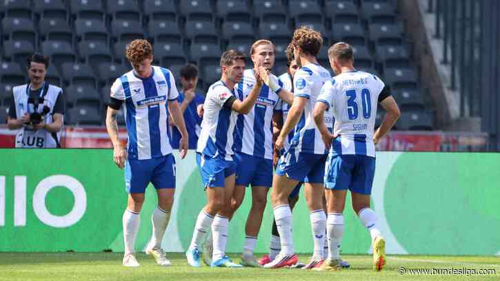 Hertha BSC trotzt den Abgängen und startet perfekt