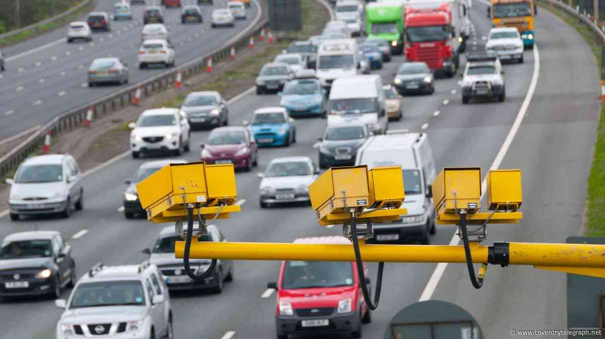 The family car caught travelling at 137mph on M6 near Coventry