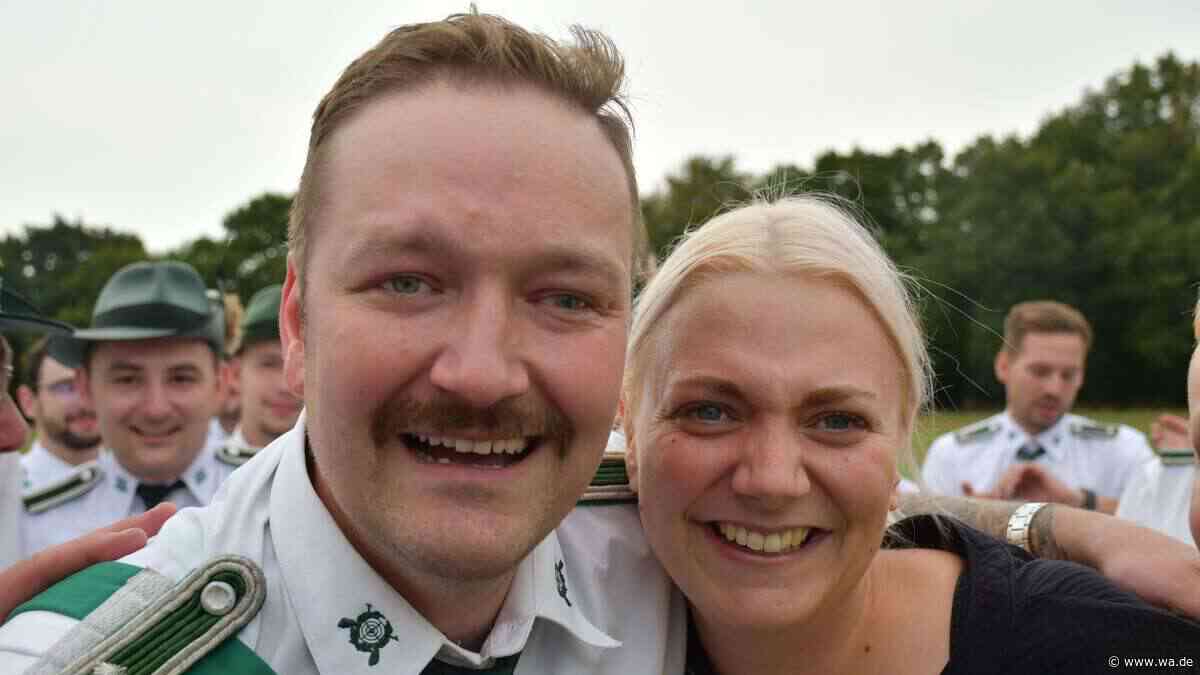 Danny und Stefanie Haushalter sind das Jubiläumskönigspaar beim Schützenverein Nordbögge