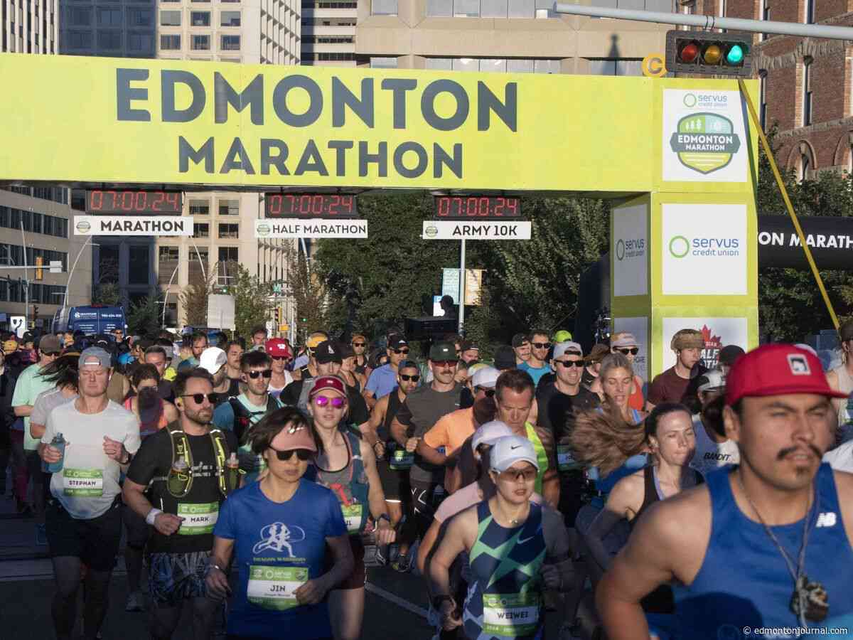 Servus Edmonton Marathon: Navigating Downtown road closures, traffic delays