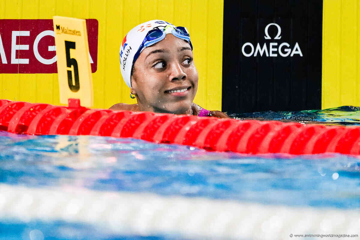 FLASH! Mary-Ambre Moluh Downs European 100 Back Record To Lead Home French 1-3