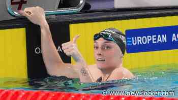 En daar is medaille nummer zes: Marrit Steenbergen pakt zilver op 100 meter rugslag