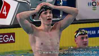 Historische Marke geknackt: Deutscher Schwimmer mit Weltrekord zu EM-Gold