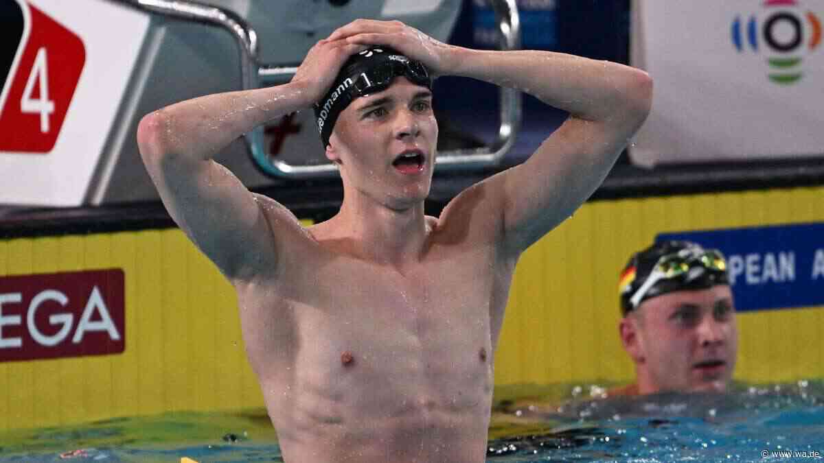 Historische Marke geknackt: Deutscher Schwimmer mit Weltrekord zu EM-Gold