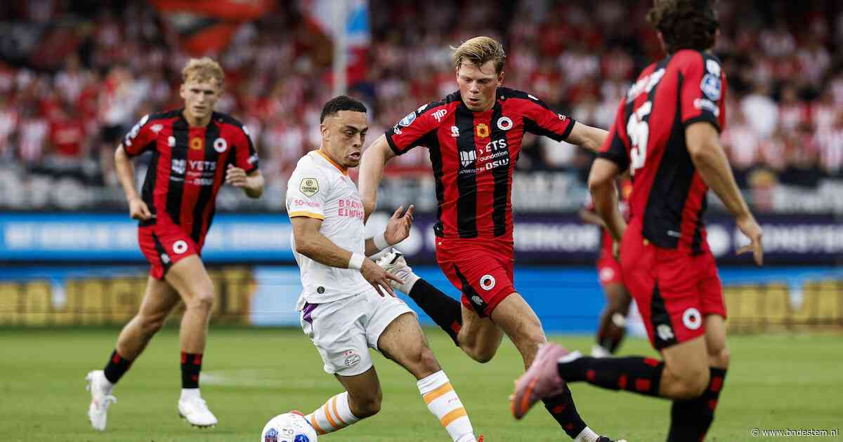 LIVE eredivisie | Excelsior komt plotseling op gelijke hoogte tegen PSV, aanvoerder Widell kopt raak