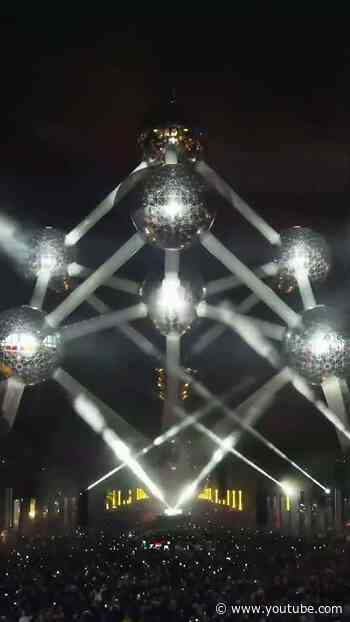 Tiësto Took Over Brussels' Atomium 🇧🇪⚡️