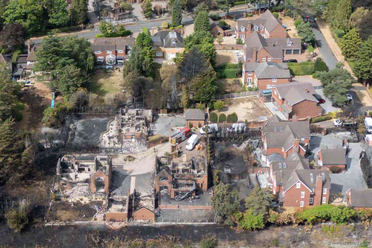 Return to home plan put in place for wildfire victims in Stourbridge