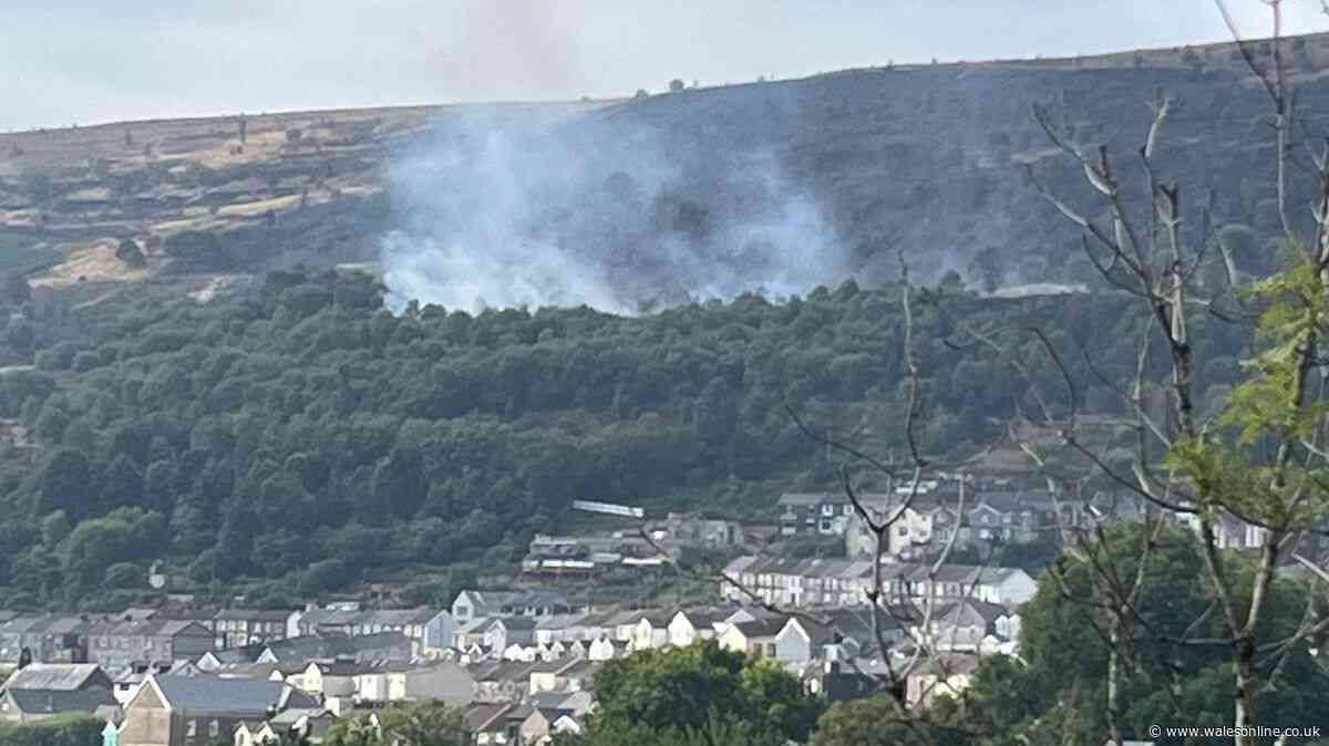 'Major incident' continues as 14 wildfires burn across the valleys - live updates