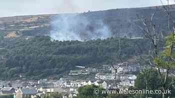 'Major incident' continues as 14 wildfires burn across the valleys - live updates