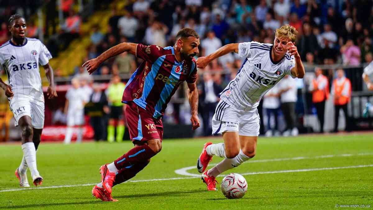 Salah makes Trabzonspor debut off bench in draw