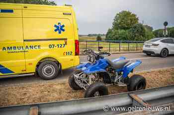 Twee personen naar ziekenhuis na ongeval met quad