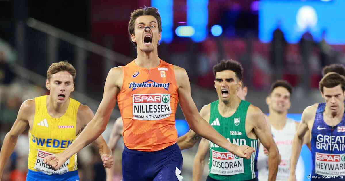 Stefan Nillessen zorgt voor megastunt: Nederlander snelt met geweldige eindsprint naar EK-goud op 1500 meter