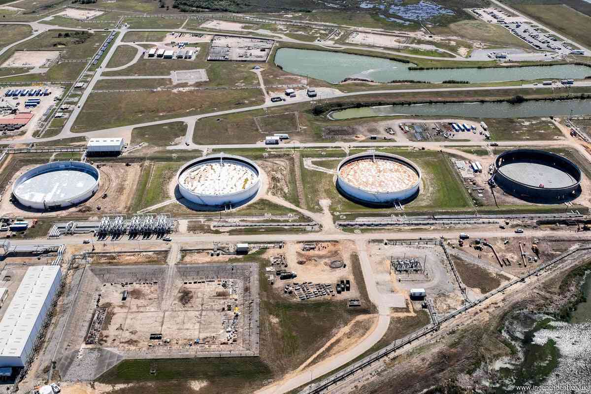 US oil reserves are so low amid Trump’s Iran war the caverns holding them could be damaged