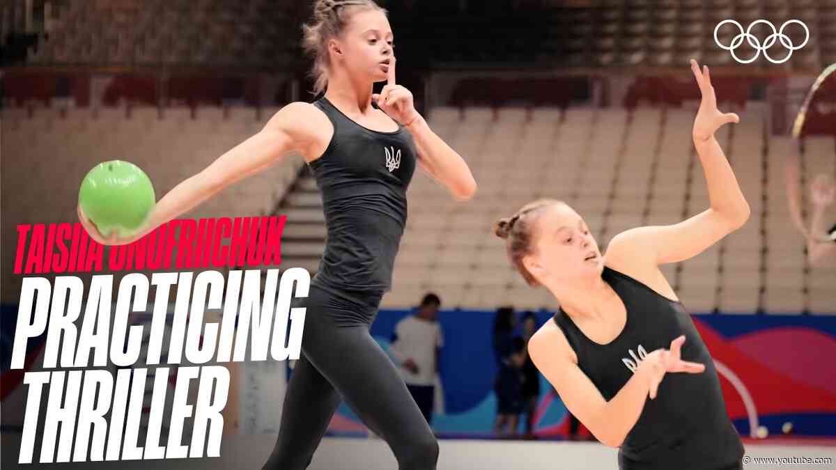 Thriller! 🧟‍♀️🤸‍♀️ Taisiia Onofriichuk at the Rhythmic Gymnastics World Championships 2026